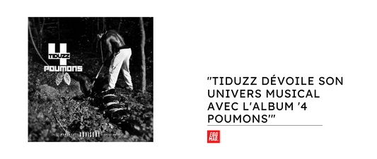 "Tiduzz dévoile son univers musical avec l'album '4 Poumons'"