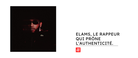 Elams, le rappeur qui prône l'authenticité.
