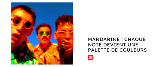 Mandarine : Chaque note devient une palette de couleurs