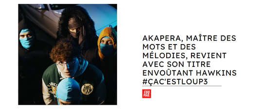 AKAPERA, maître des mots et des mélodies, revient avec son titre envoûtant Hawkins #çac'estloup3