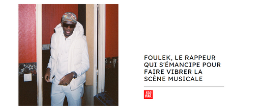 Foulek, le rappeur qui s'émancipe pour faire vibrer la scène musicale